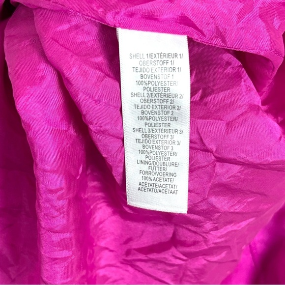 ADRIANNA PAPELL PINK LATTICE LACE TRIM A LINE SLEEVELESS MIDI COCKTAIL DRESS - Picture 14 of 15